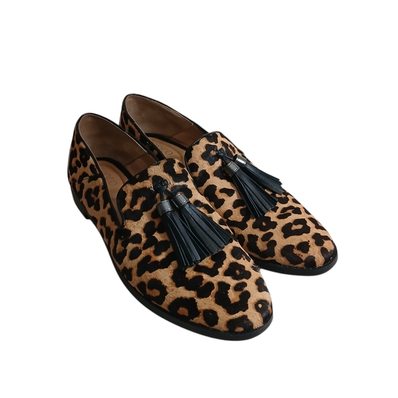 New Franco Sarto Women's Hadden2 Leopard Print Tassle Loafer Flat Size 9M - Picture 5 of 14